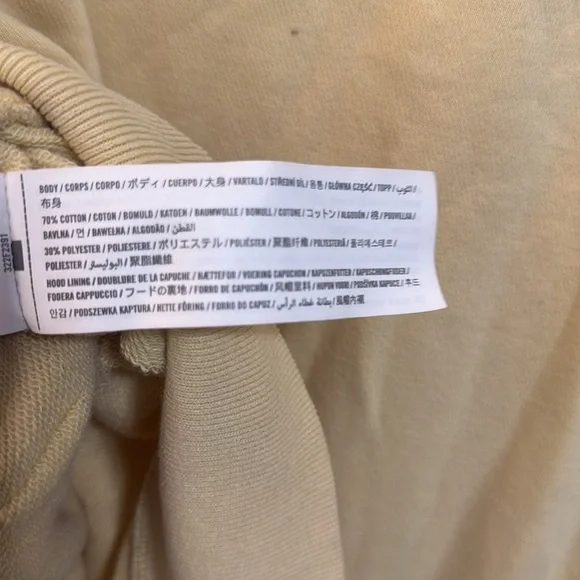 New Hollister Collection Yellow Hoodie- Medium - Picture 6 of 6